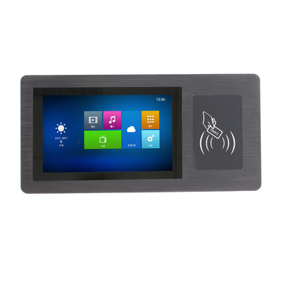 Eingebetteter Berg-Aspekt-Android-Fingerspitzentablett PC 16/9 7 Zoll aufgebaut im NFC-Kartenleser