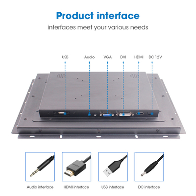 1280 * 1024 Auflösung Industrieller Touchscreen 17 Zoll Robuste und robuste Anzeige