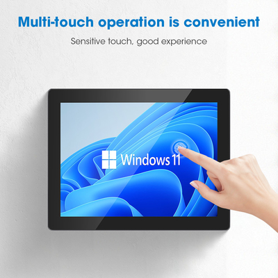 1280*1024 Auflösung Touch Panel PC Kapazitiver Touchscreen 350 Nits Helligkeit 64G SSD Speicher
