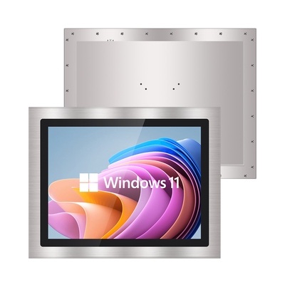 Kapazitiver Multi-Touch-Bildschirm Wasserdichtes LCD-Monitor VGA DVI USB 4 3 Bildverhältnis 250-1500cd/m2 Helligkeit