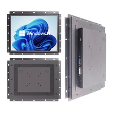 1000cd/m2 Helligkeit Industriemonitor mit kratzfestem Aluminiumrahmen
