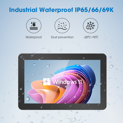Industrieller Touch Panel PC mit 2 GB/4 GB/8 GB Speicher 1920*1080 Auflösung VGA/COM/USB Ports und Win 10/11/Linux