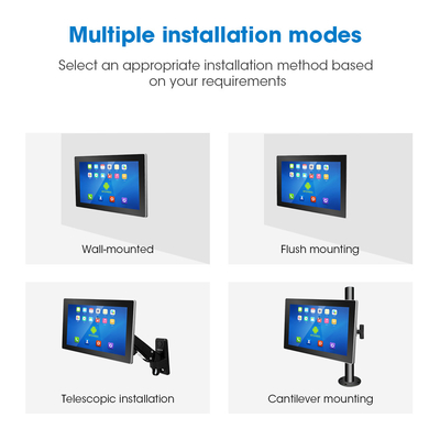 15.6 Zoll robuster Android-Touchpanel PC mit IP65-Frontkern und 2G/4G/8G DDR3-Speicher