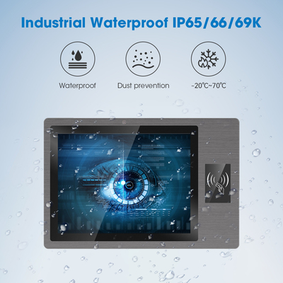 15 Zoll Breitspannung Android Touch Panel PC mit IP65-Zertifizierung und robustem mechanischem Design