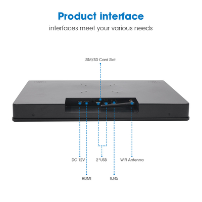 15 Zoll Android Touch Panel PC mit Poe-Schnittstelle EMMC 8G/16G/32 Speicher CE Markiert RoHS zertifiziert