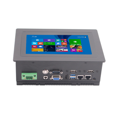 Industrieller eingebetteter Touch-Panel-PC mit J1900-CPU und USB/RJ45/COM/VGA/HD MI-Schnittstellen