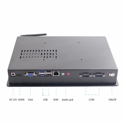 Fanloser Industrie-Panel-PC mit I5 CPU und mehreren Schnittstellen