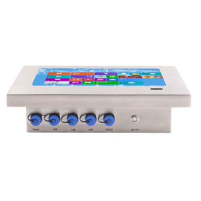 8 GB RAM Panel PC mit kapazitiven oder resistiven Touchscreen VESA Montierbar 800 X 400 mm