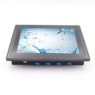 Wasserdichtes Panel PC mit 350 cd/m2 Helligkeit für Windows 7/8/10/11