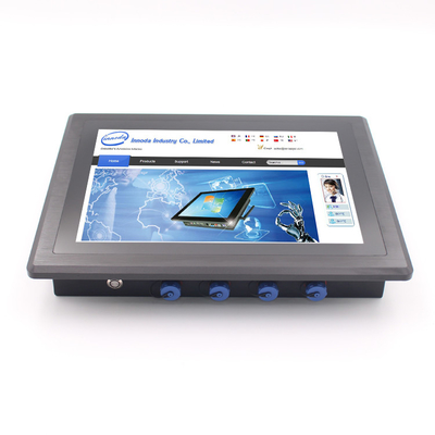 IP65 Wasserdichtes Panel PC 12V Gleichstromversorgung 350cd/m2 Helligkeit für raue Umgebungen