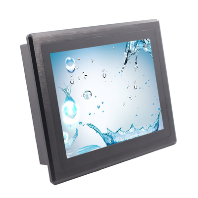 12V Gleichspannungswasserdichtes Industriepaneel PC mit IP65/66/67 und 1024 x 768 350cd/m2 Anzeige