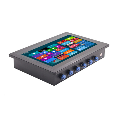 VESA Mount Wasserdichtes Panel PC IP65/66/67 4 GB DDR3 Speicher und hohe Helligkeit Anzeige