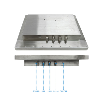 Edelstahlplatte PC 1280*1024 Auflösung Optional WIFI und 2G/4G/8G/16G Speicher für industrielle Anwendungen