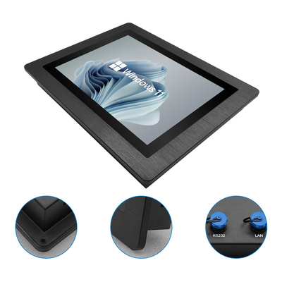 Intel J6413 CPU Wasserdichter Panel-PC mit Windows 11 Betriebssystem und 4 x USB-Anschlüssen
