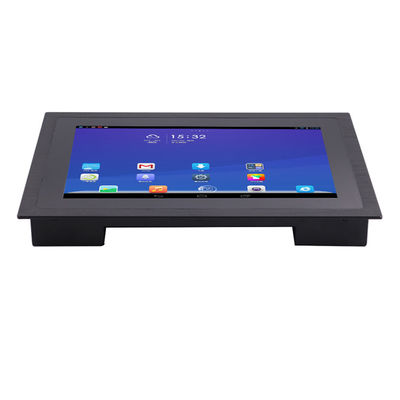 Aluminium-kapazitives 12VDC Touch Screen Monitor Windows/Linux OS