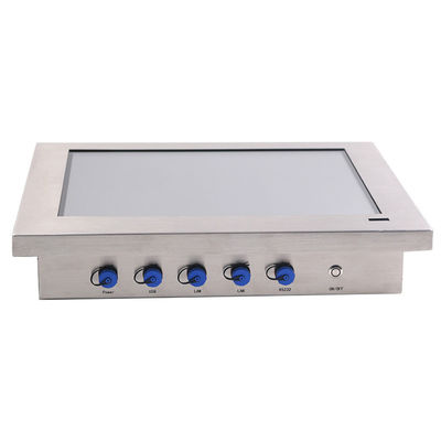 Fanless 1.5mm Rahmen-Edelstahl-Platte PC wasserdichtes IP65