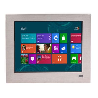 Fanless 1.5mm Rahmen-Edelstahl-Platte PC wasserdichtes IP65