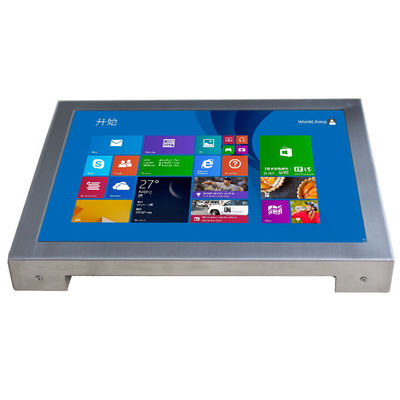 1.5mm IP66 CapacitiveTouch Schirm-Monitor-Edelstahl