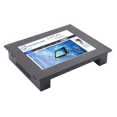 Eingebettete widerstrebende Aluminiumeinfassung x768 Touch Screen Monitor-8 im Jahre 1024