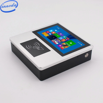 Fingerspitzentablett-PC 1000nits 1024*600 7 Zoll POE Linux mit RFID-Leser