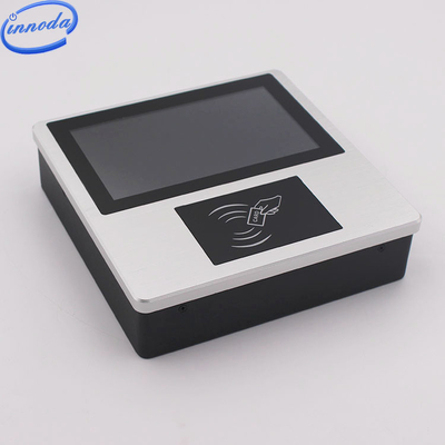 Fingerspitzentablett-PC 1000nits 1024*600 7 Zoll POE Linux mit RFID-Leser