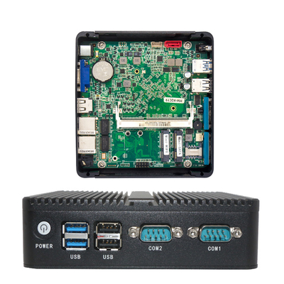 Fanless MINI Pc Intel J1900 2 Ethernet-Aluminiumlegierung RS232 PCIE ITX