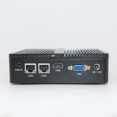 Passive abkühlende ITX-MINIpc Aluminiumlegierung mit HDMI VGA EDV-Anzeigen-Hafen