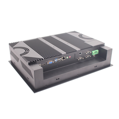 10 Msec Embedded Touch Panel PC Aluminum Bezel 24V 300cd/M2