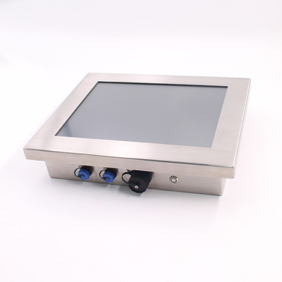 Wasserdichter LCD überwachen 1.5mm SS 12 Drähte VESA Hole IP65 HDMI Zoll-5