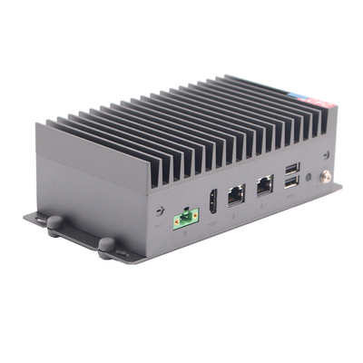 Eingebetteter AI-Rand-Aluminiumcomputer RS232 PCIE für Eingangsstufe