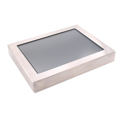 Wasserdichter HDMI Hafen des widerstrebenden 17 des Zoll-IP65 des Bildschirm- Monitor-Edelstahl-